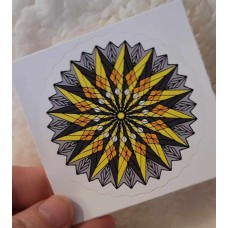 Sticker - Grey Mandala